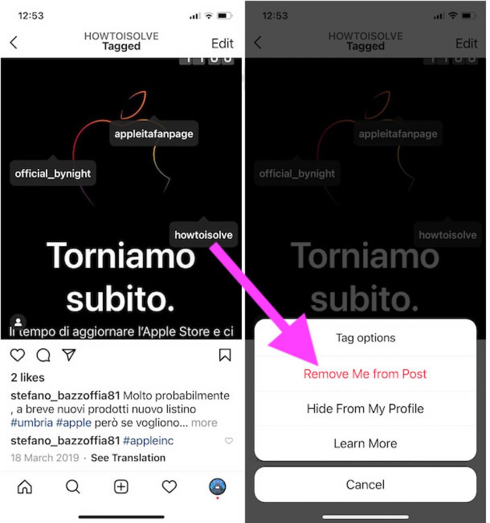 How to Hide Tagged Instagram Photos From Profile on iPhone, Android/PC