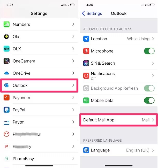 How To Make Outlook default email on iPhone (iOS 17.3) & Sonoma