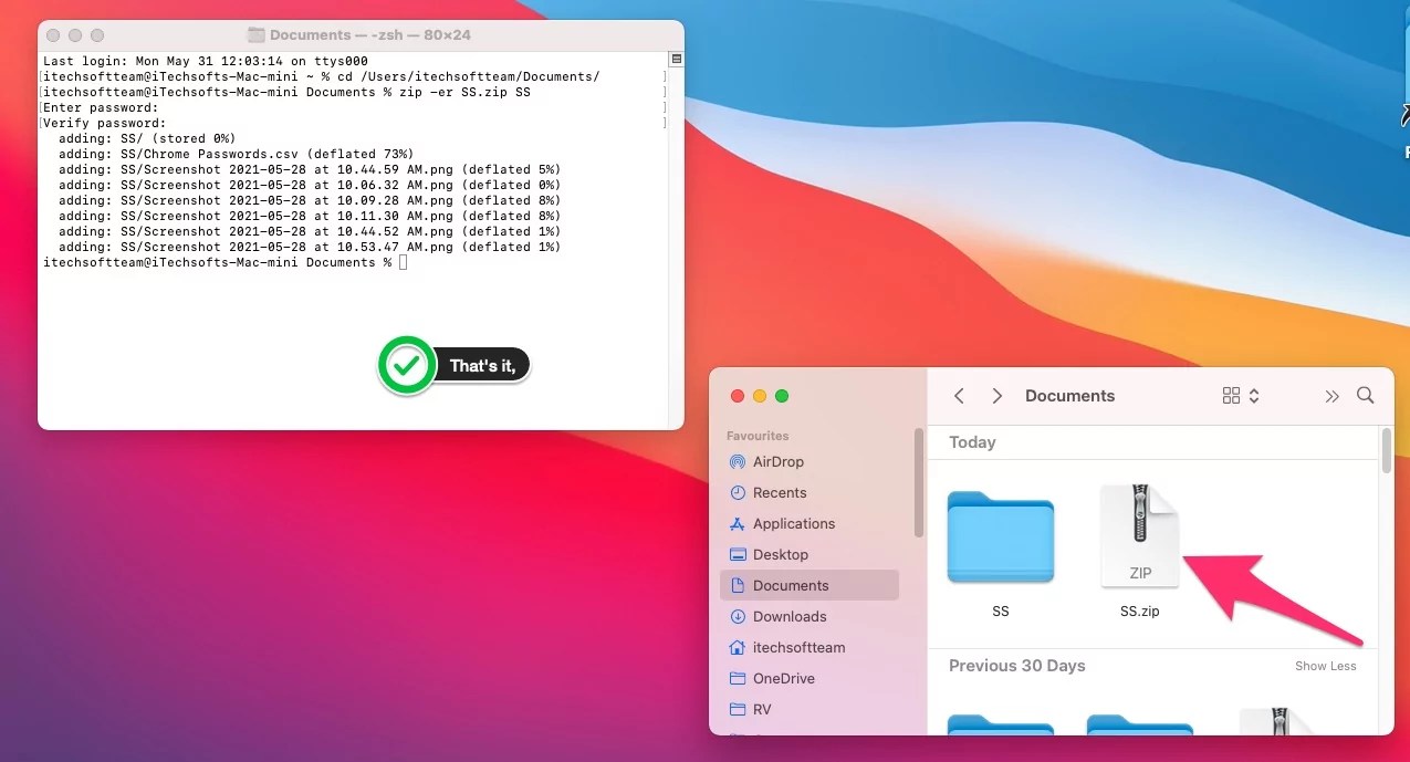 How to Password Protect a Zip File on Mac With/Without Terminal [M1]