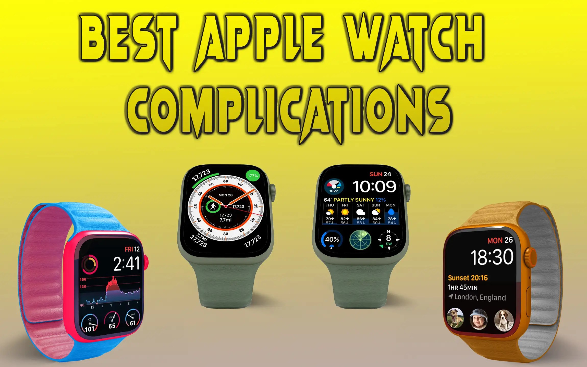 36 Best Apple Watch Complications Worth Using in 2024