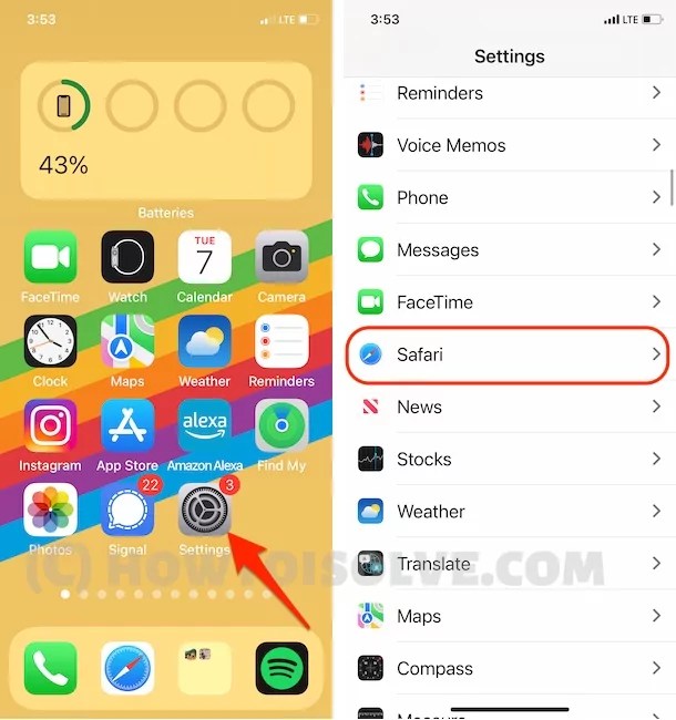 site Tinting Change Safari Tab Background Color on iPhone in iOS 17.4.1