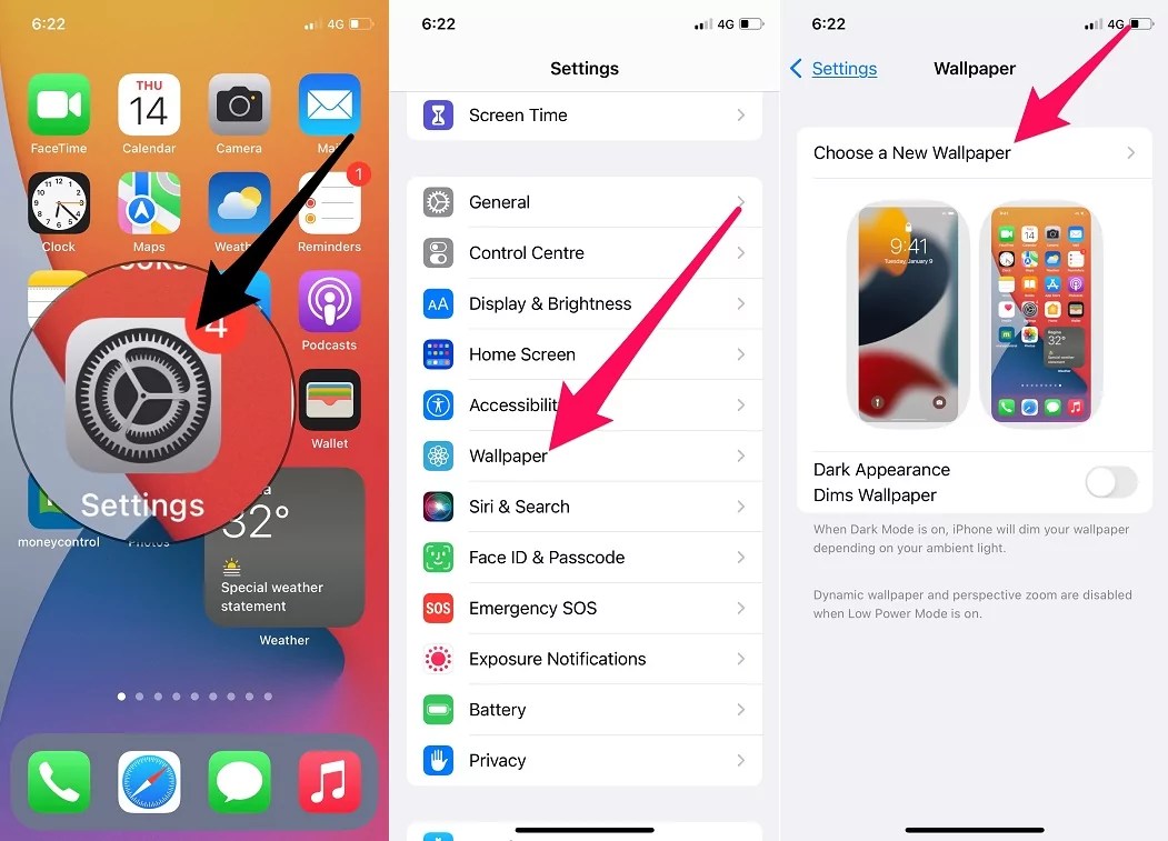 How to Change Wallpaper on iPhone lock Screen and Home Screen