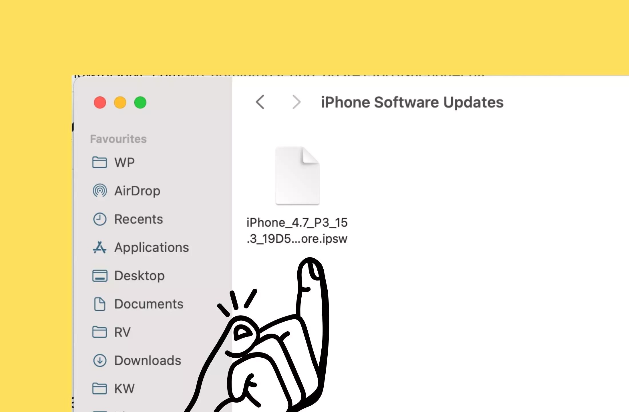 Where are IPSW Files Stored on Mac, Windows? Here's Answer