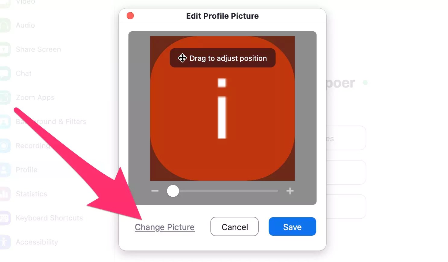 How to Change Zoom Profile on Mac, PC or iPhone & Android