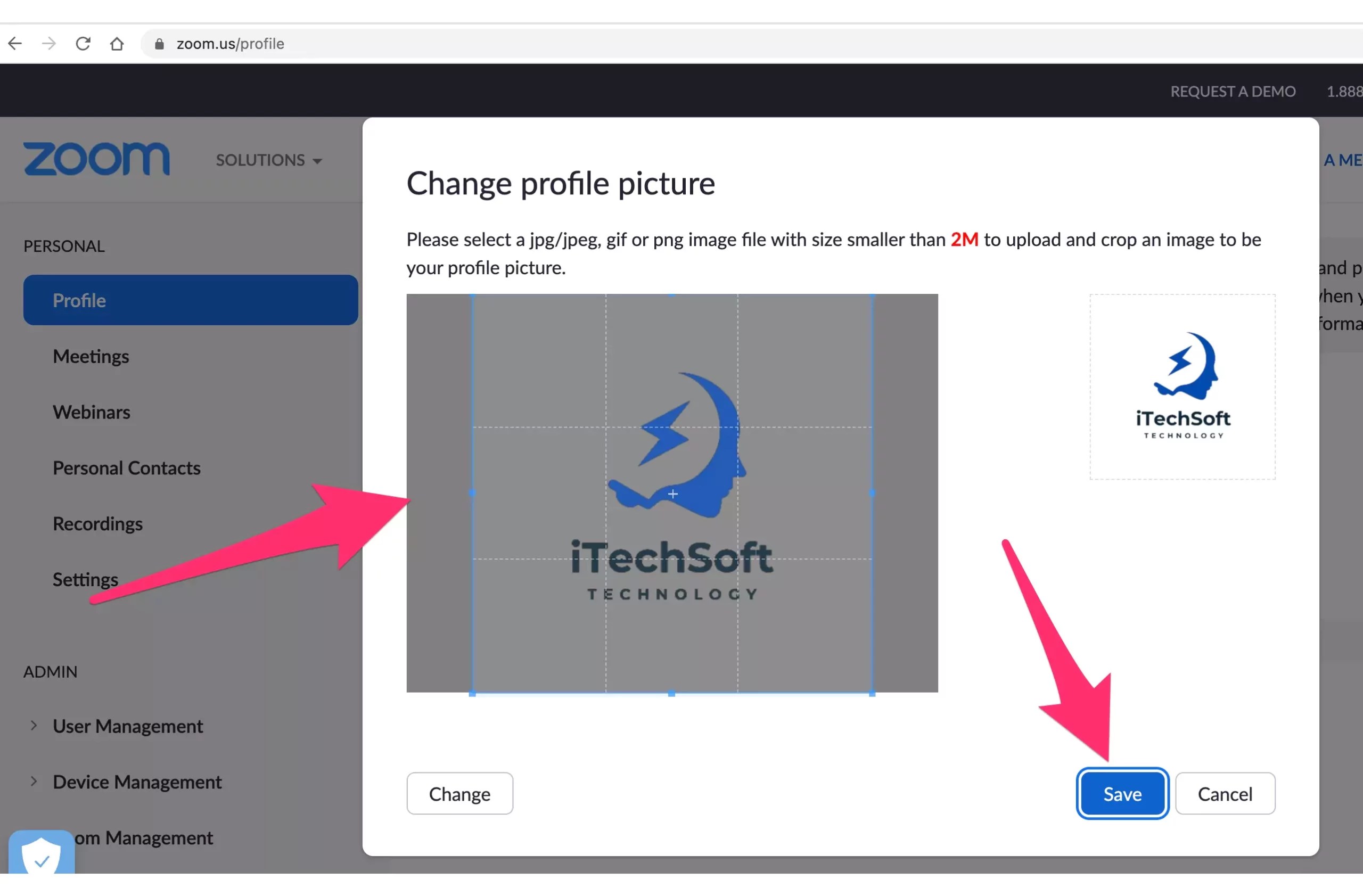 How to Change Zoom Profile on Mac, PC or iPhone & Android