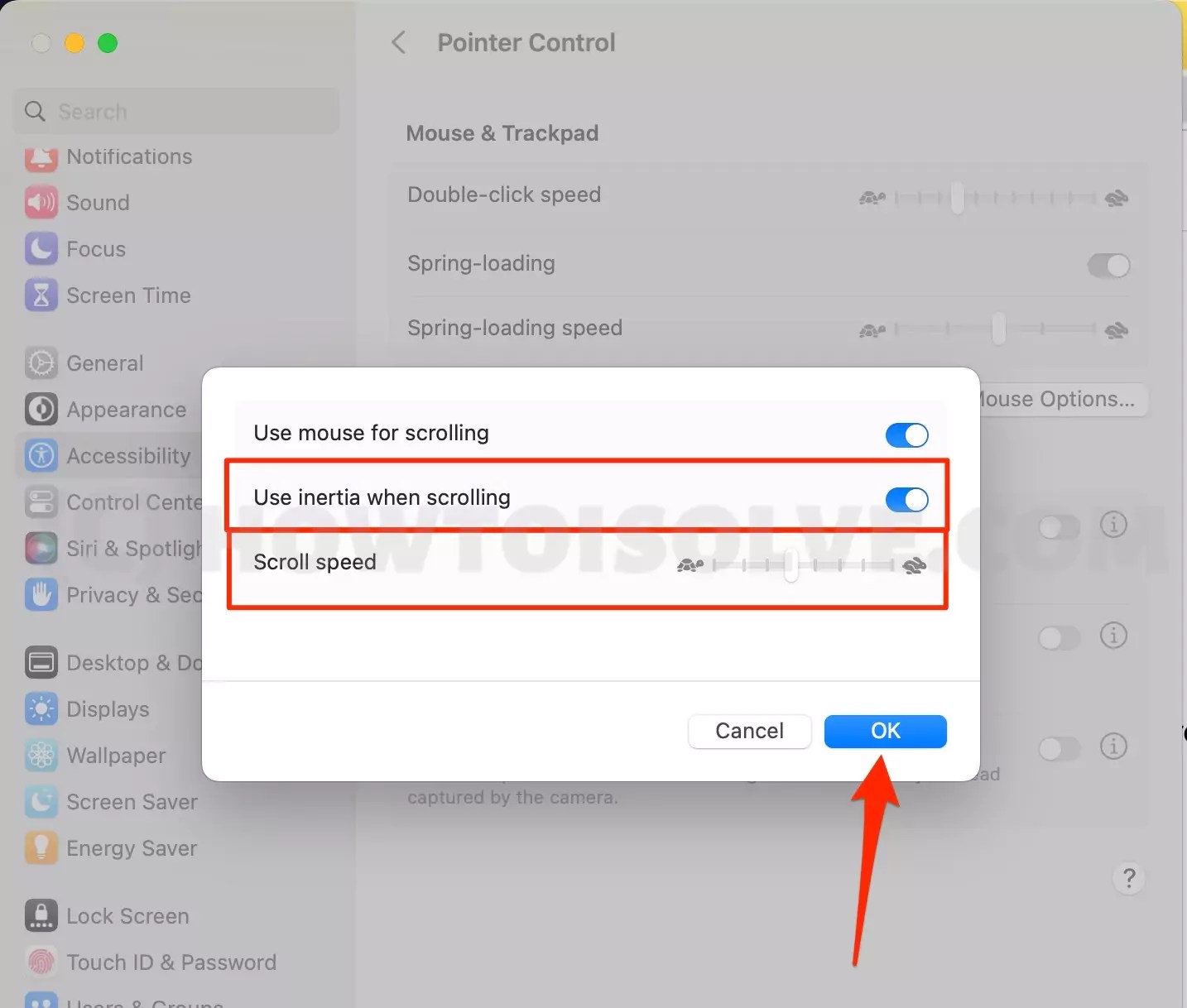 How to Disable inertial Scrolling on Your Mac (macOS Sonoma)