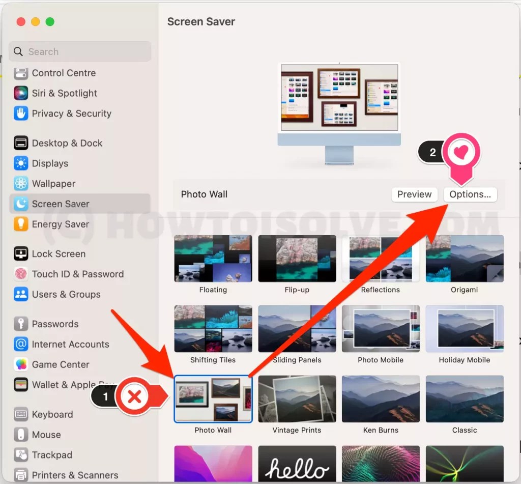 How to Set Up a Mac Screensaver Photos Slideshow macOS Sequoia/Sonoma