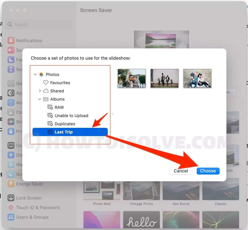 How to Set Up a Mac Screensaver Photos Slideshow macOS Sequoia/Sonoma