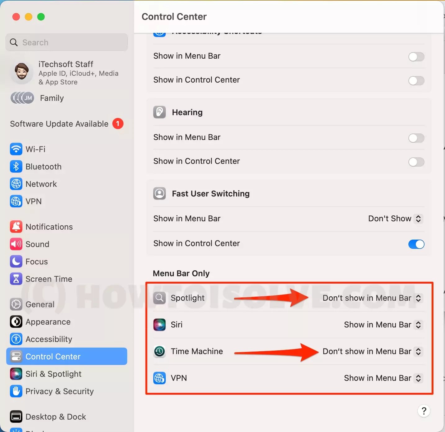 How To Add, Remove, And Rearrange Menu Bar icons on Mac (Sequoia/Sonoma)?