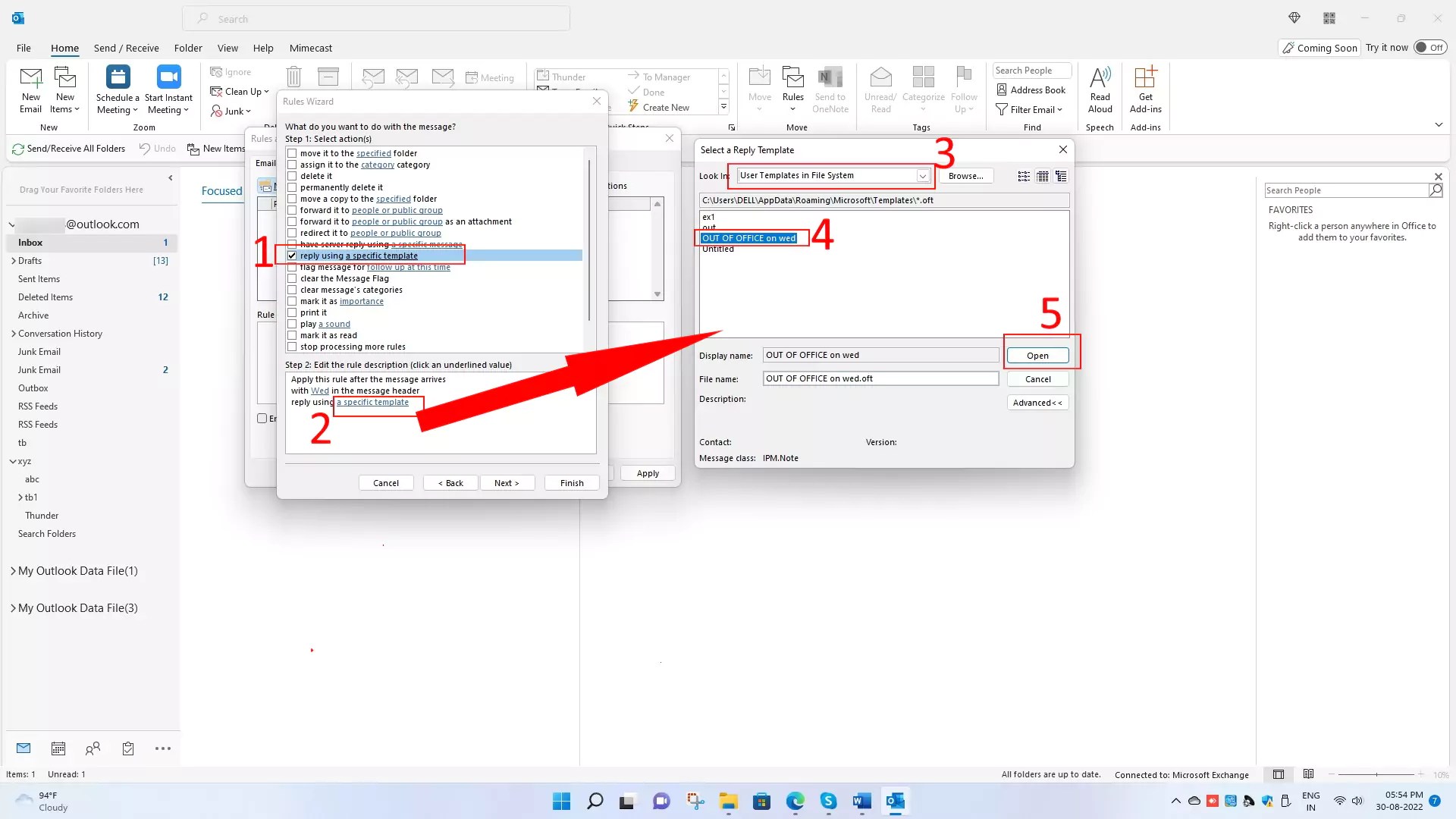 How to set an Out of Office in Outlook For Windows, , and Mac