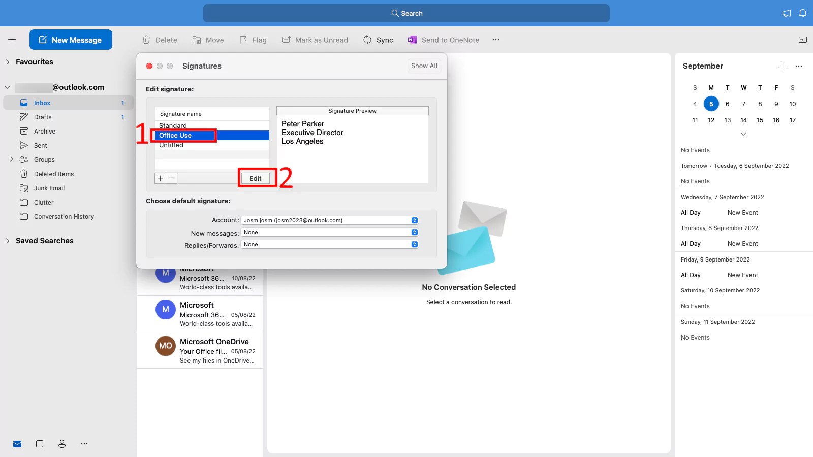 How to Change an Email Signature in Outlook On Mac, Windows