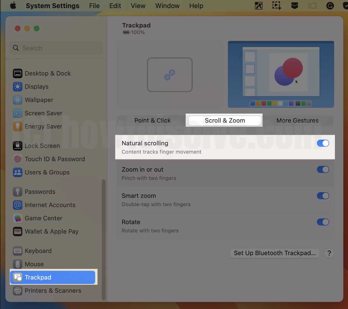 How to Change Scroll Direction on Mac (Mouse & Trackpad)