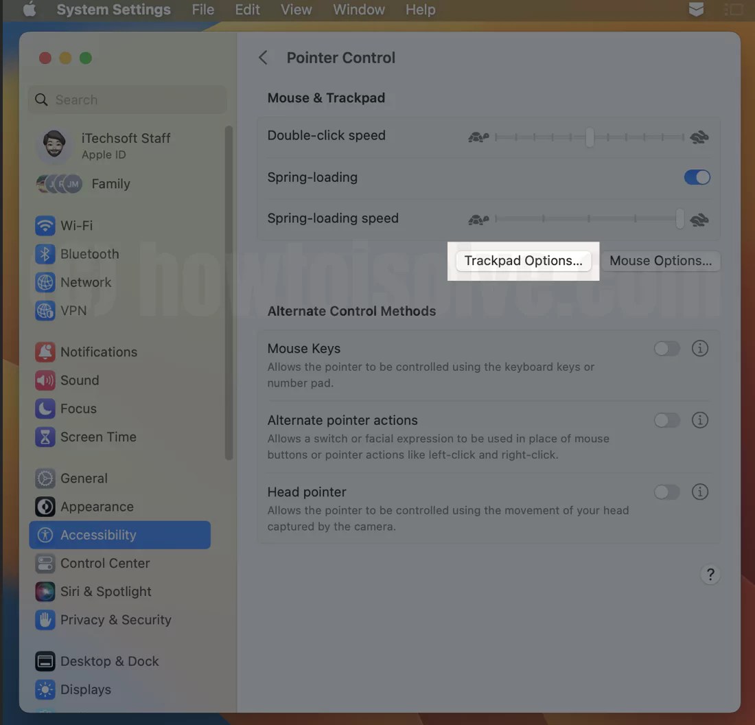 How to Change Trackpad Settings on Mac in macOS Sonoma