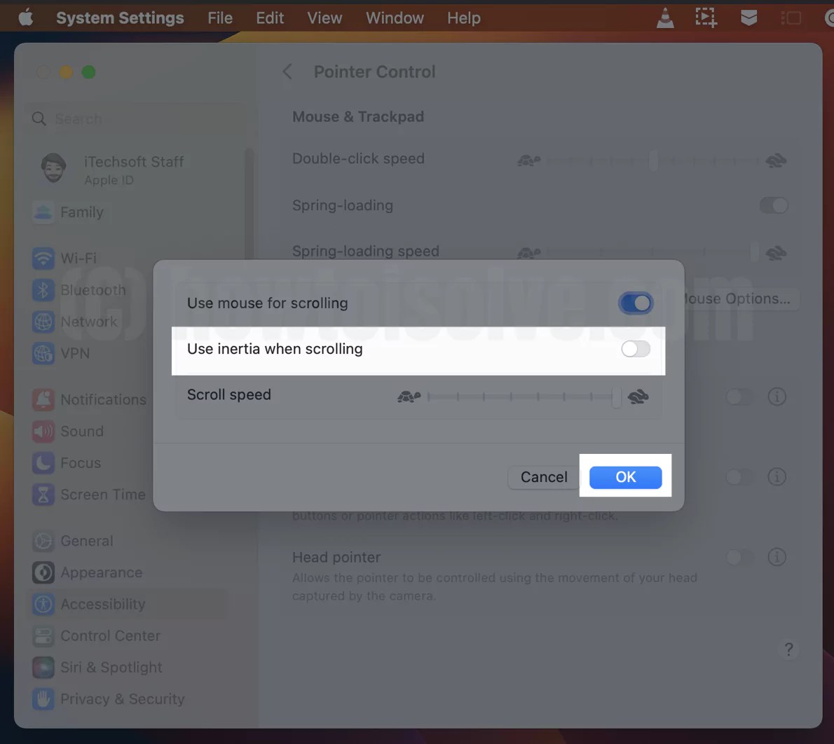 How to Disable inertial Scrolling on Your Mac (macOS Sonoma)