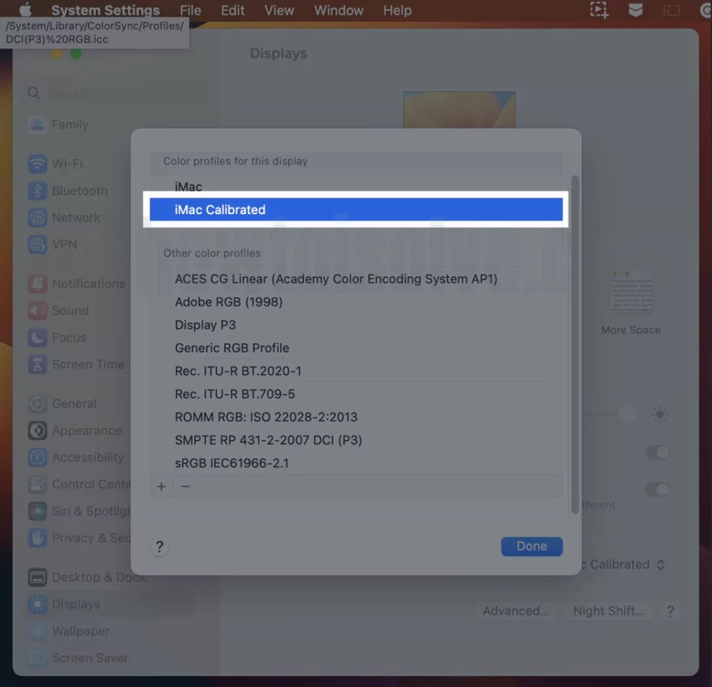 How To Calibrate Colors On Mac's Display (macOS Sonoma)