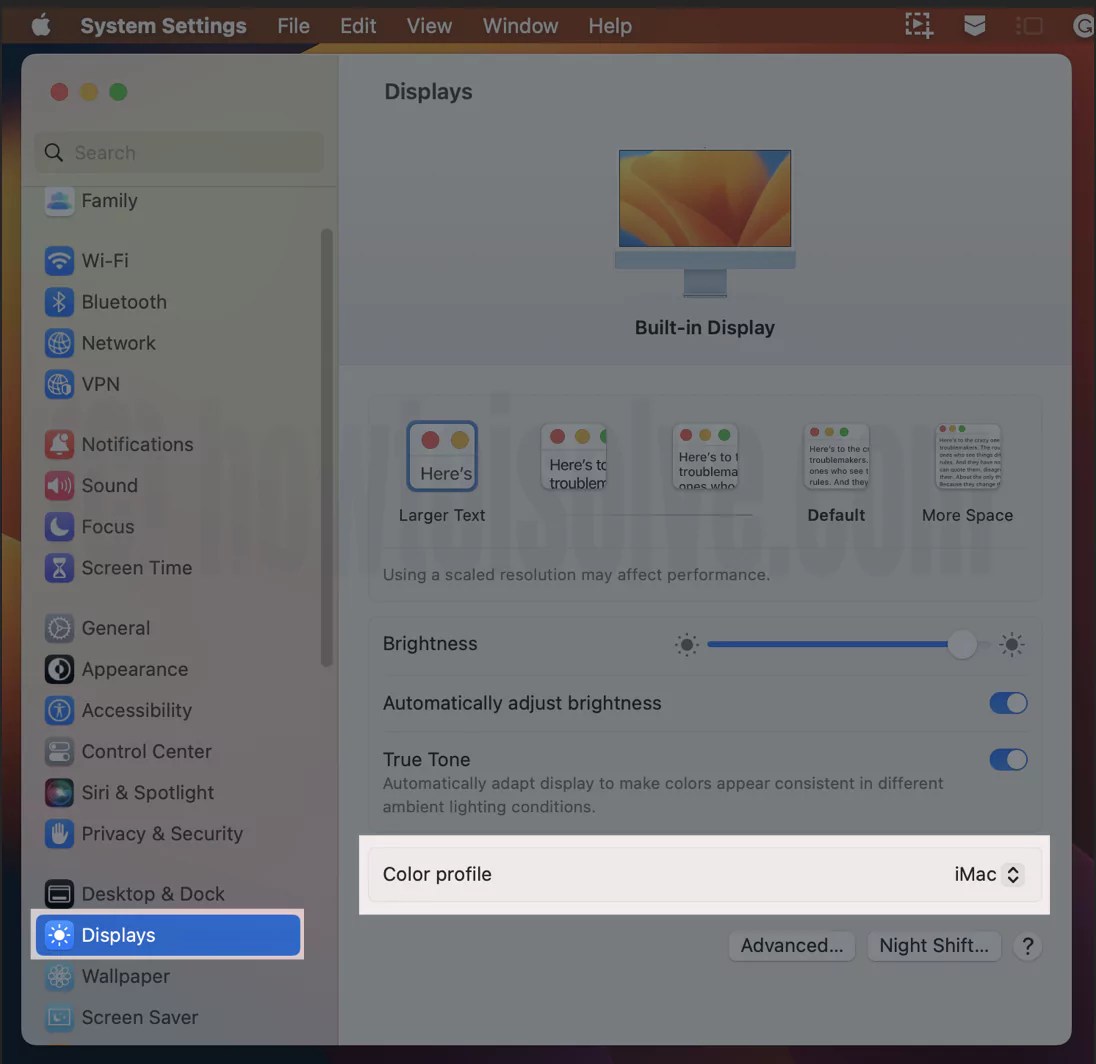 How To Calibrate Colors On Mac's Display (macOS Sonoma)
