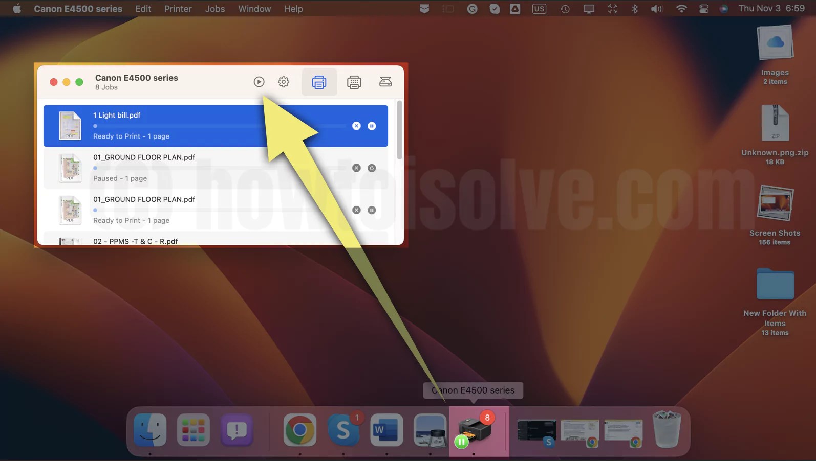 How to Cancel Printing & Print Jobs in Mac (macOS Sonoma)