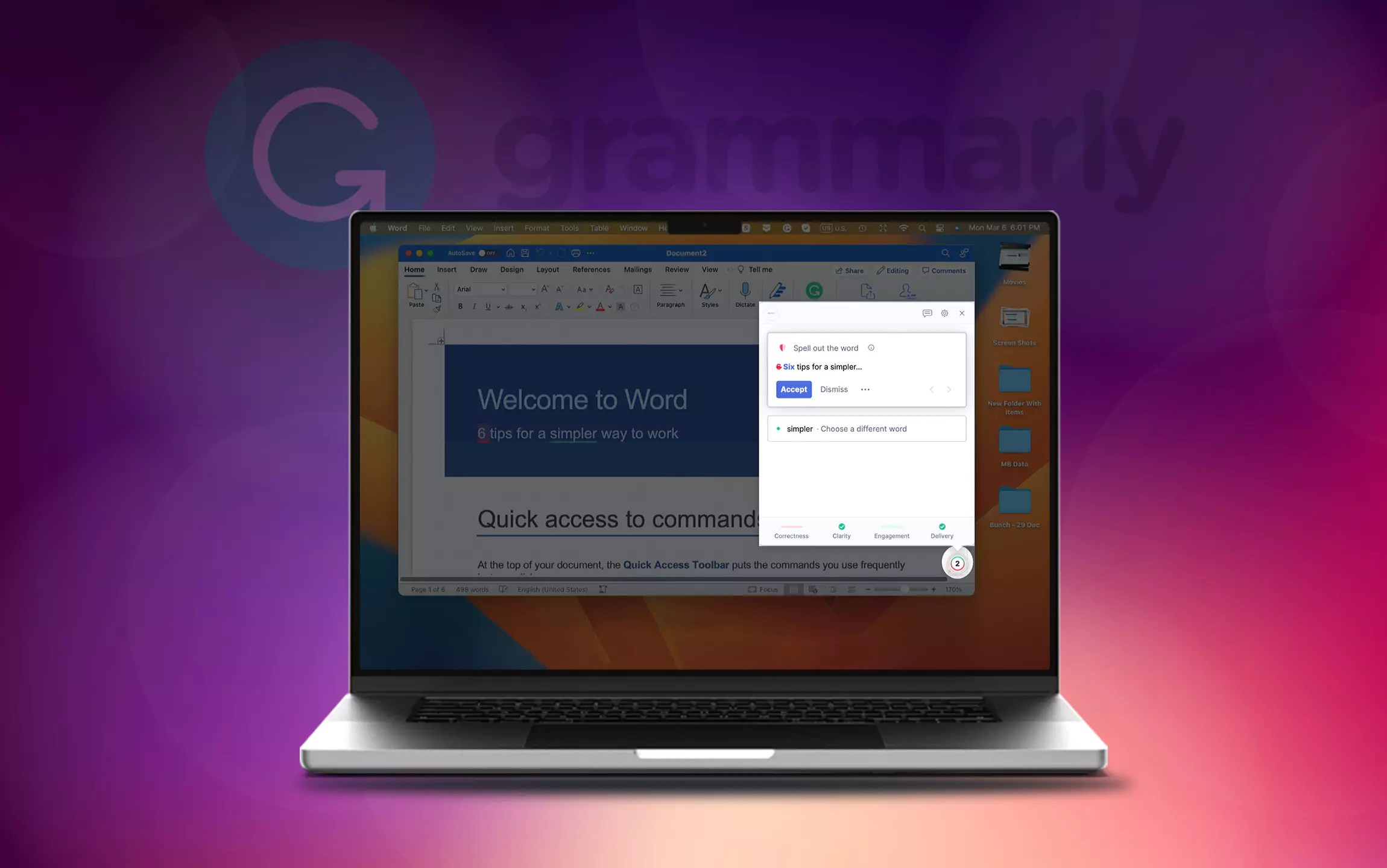 Fix Grammarly Not Showing in MS Word On Mac Sonoma