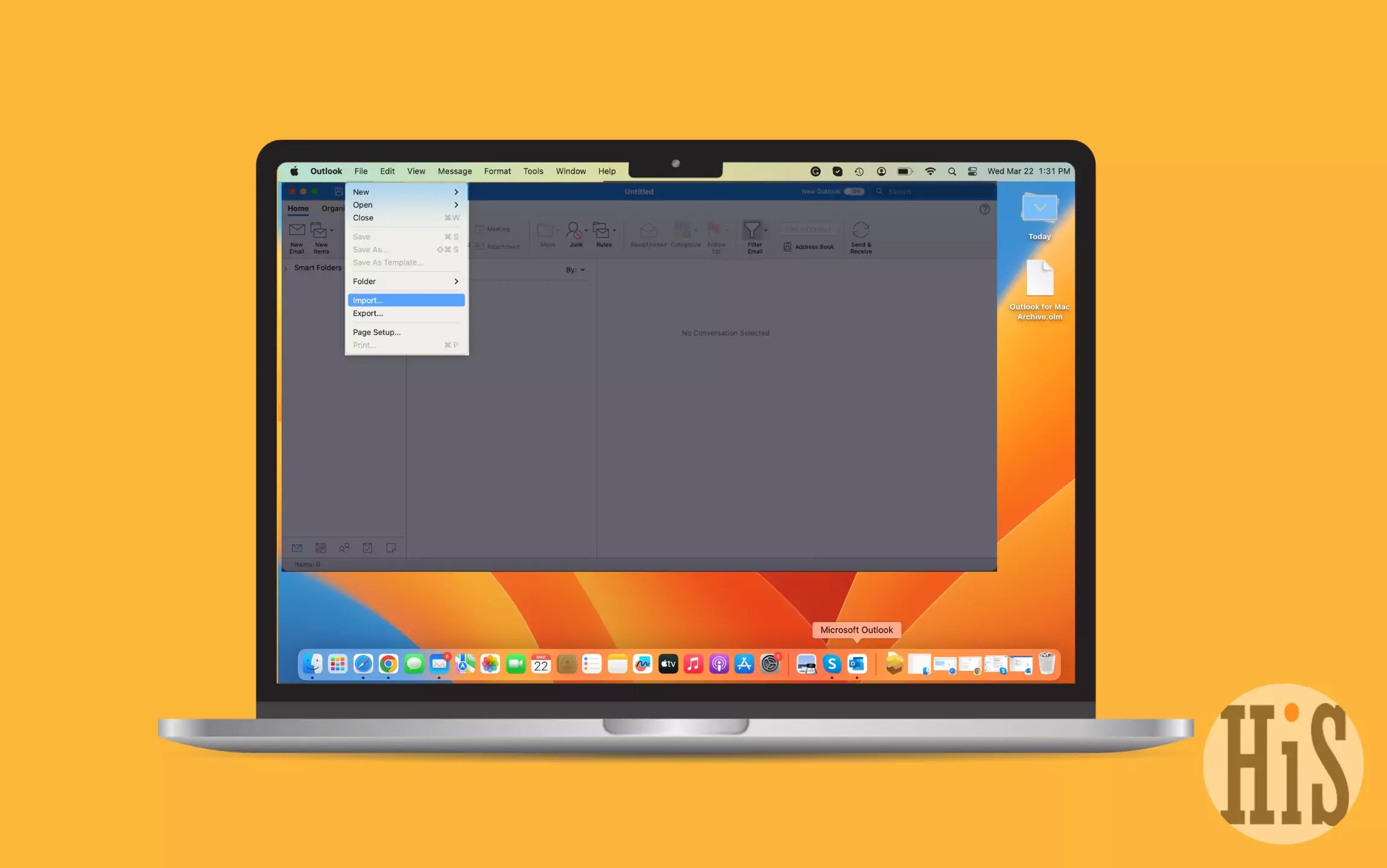 Fix ImportExport Option Grayed Out In Microsoft Outlook Mac