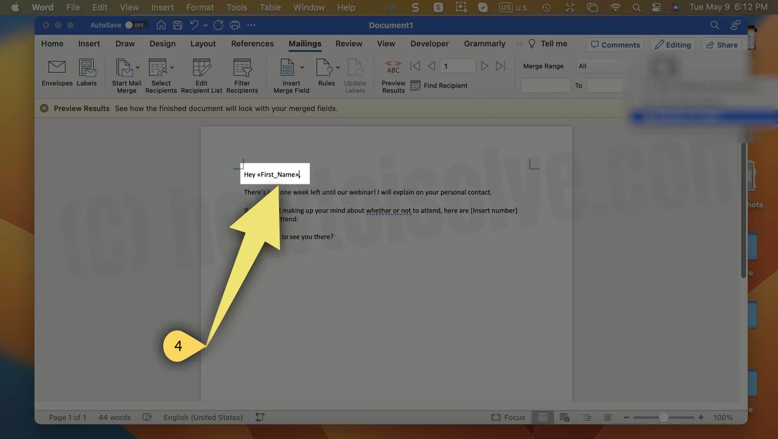 4 Steps to Fix Merge To Email Greyed Out in Word on Mac