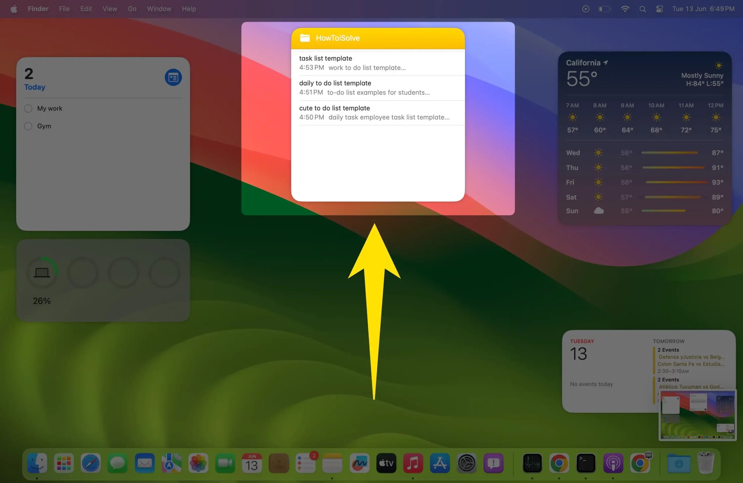How to Add Notes Widget to Mac Desktop (Sequoia/Sonoma)
