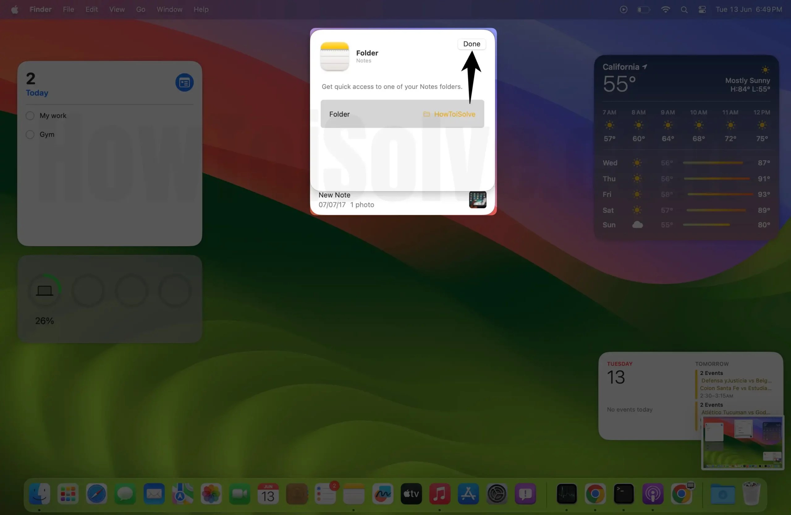 How to Add Notes Widget to Mac Desktop (Sequoia/Sonoma)