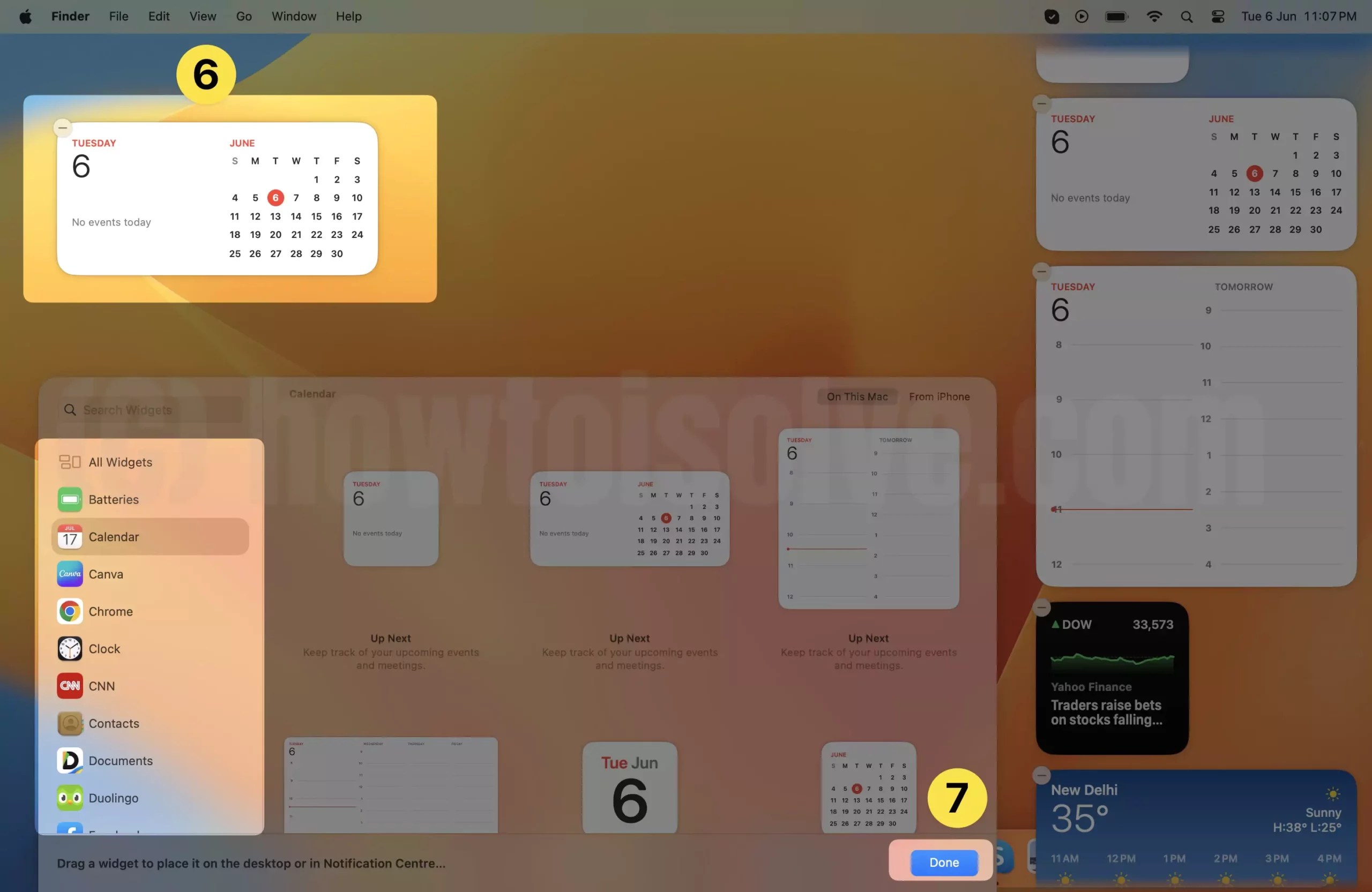 How to add widgets to Mac desktop (macOS Sequoia/Sonoma)