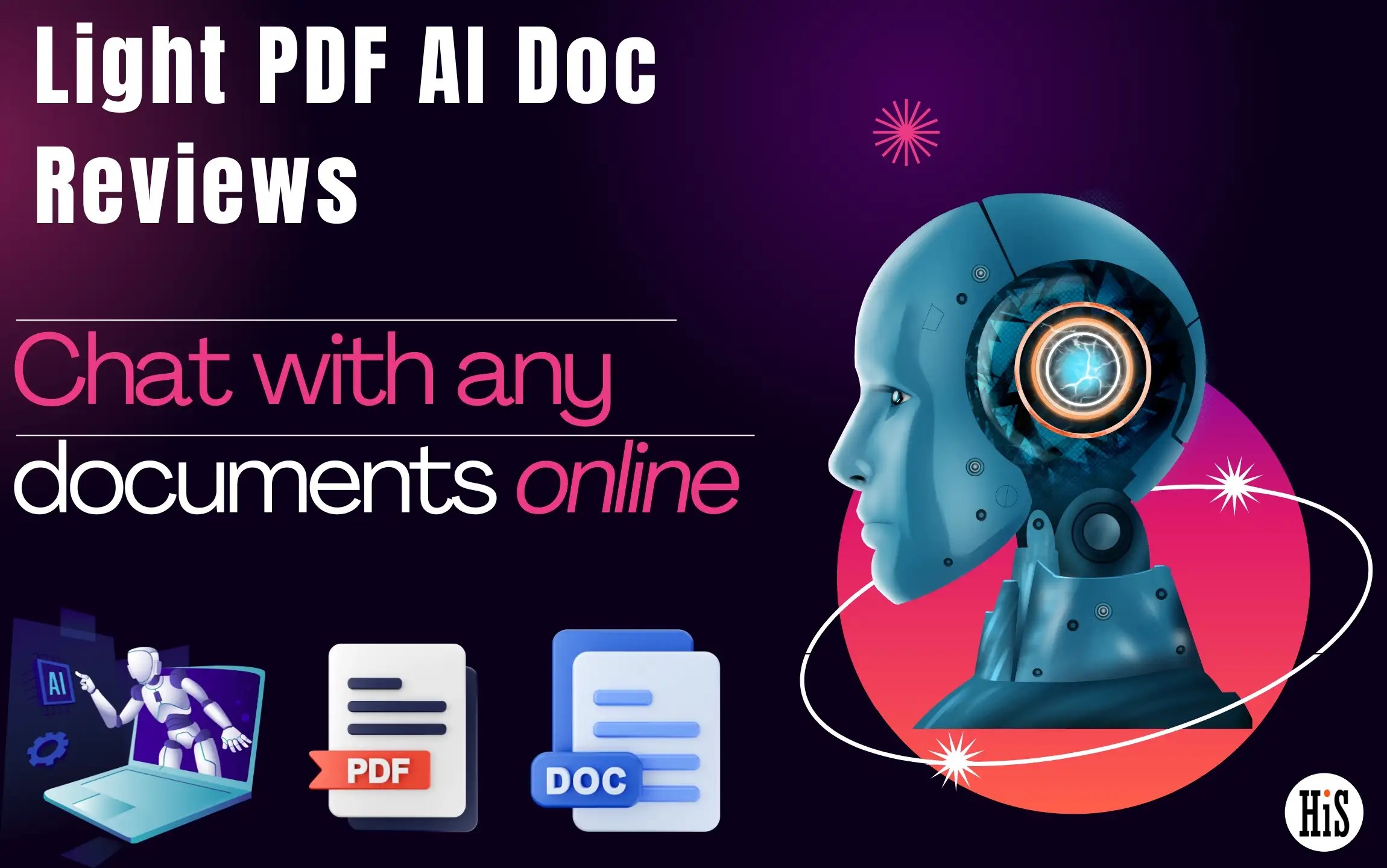LightPDF AI Doc Review Chat with any documents online