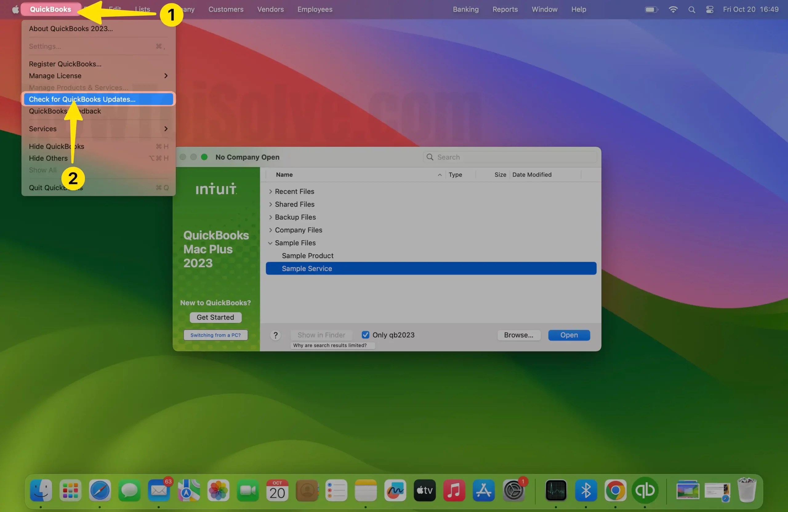 QuickBooks is Not Opening and Keeps Crashing On Mac (Sonoma)