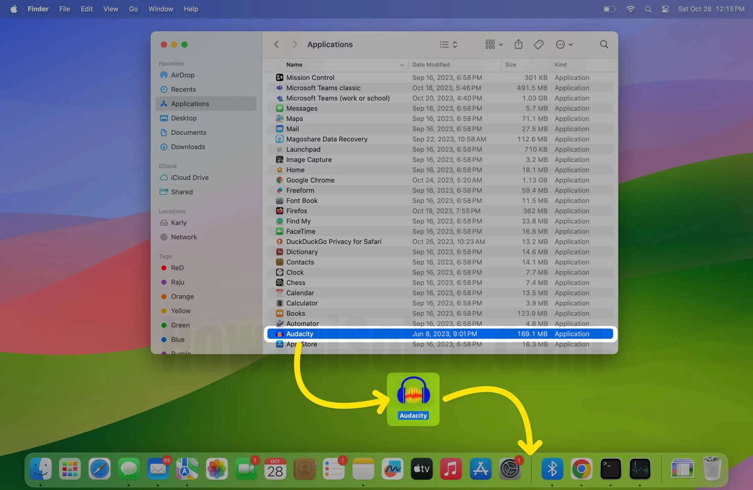 How to Put Audacity in Dock on Mac in 3 Ways (Sonoma)
