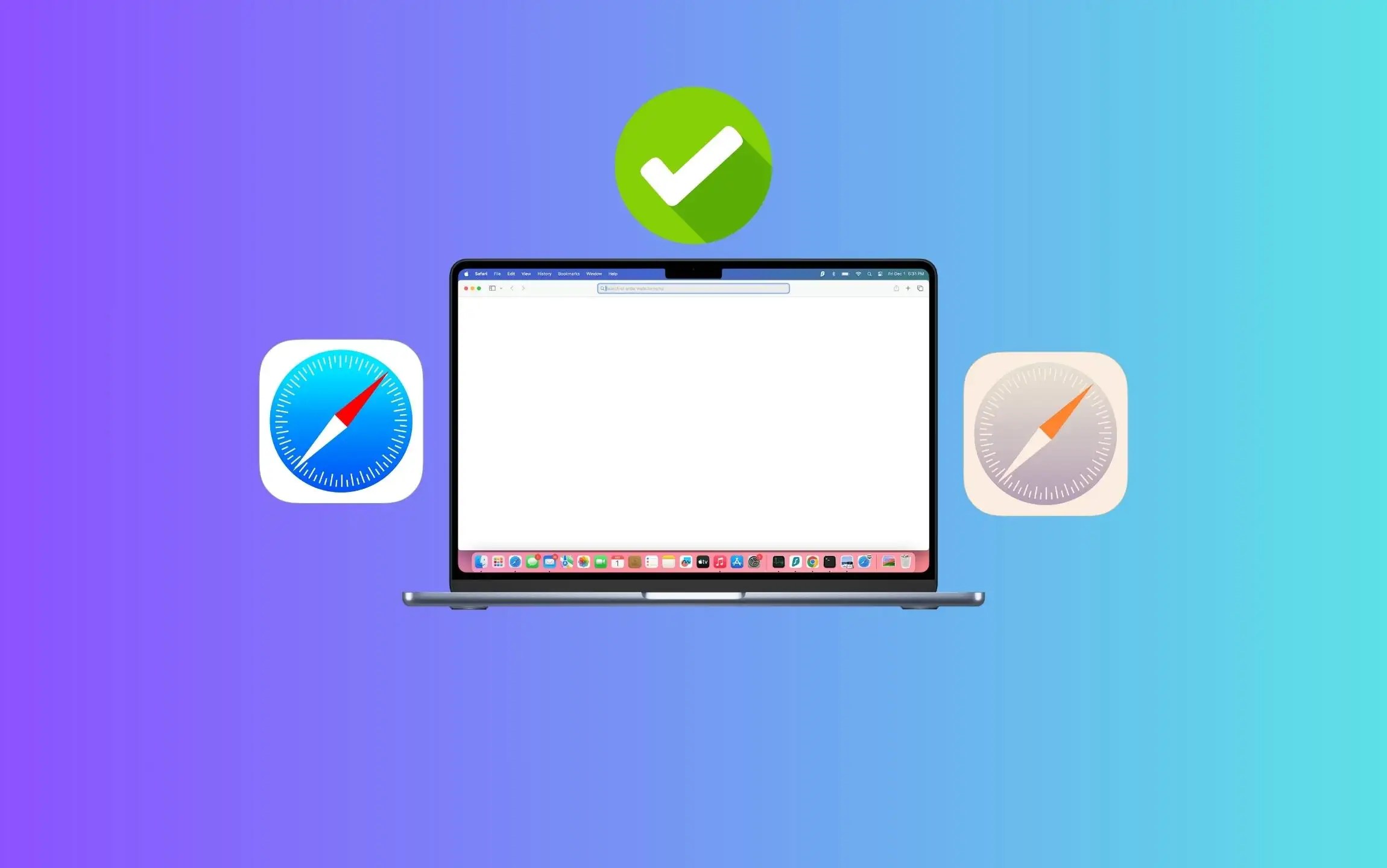 Safari Showing Blank White Page on Mac (Sequoia/Sonoma)