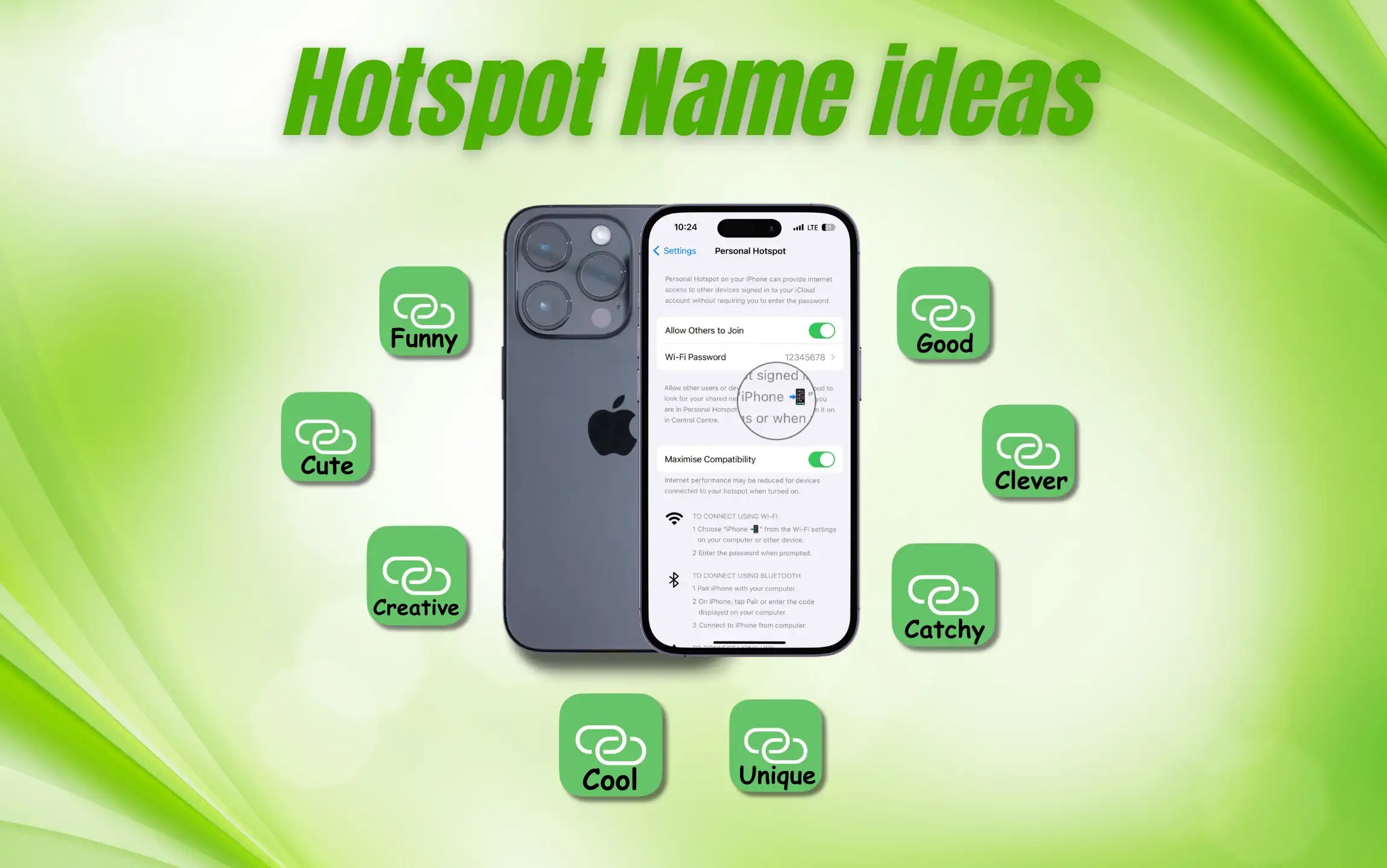Best Hotspot Names ideas in 2024 (Funny, Cute, Cool...)