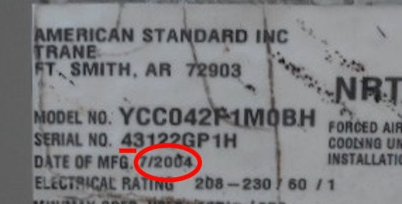 American Standard Air Conditioner Model Number Search Air Conditioner