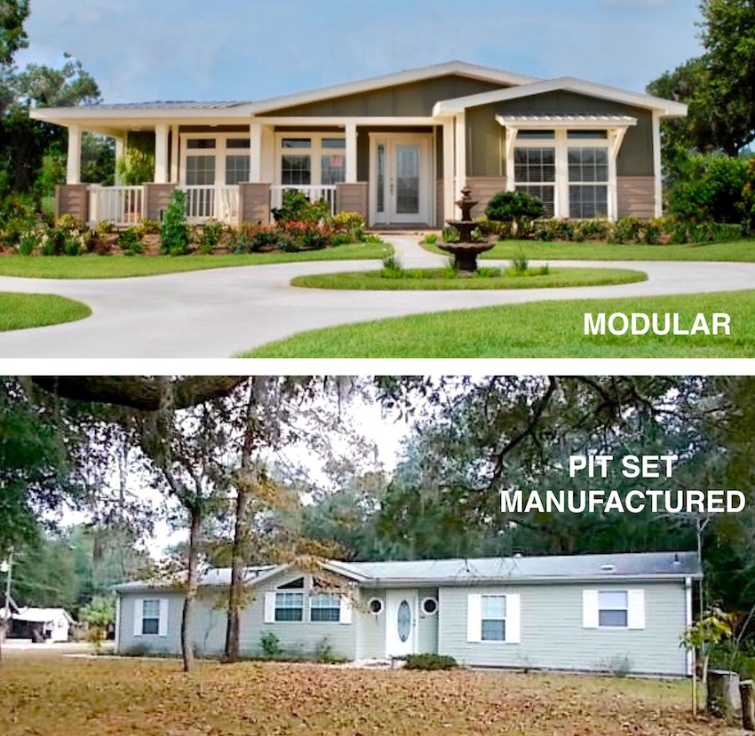 What is the difference between a manufactured home and a modular home