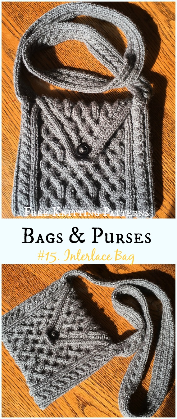 Bags & Purses Free Knitting Patterns