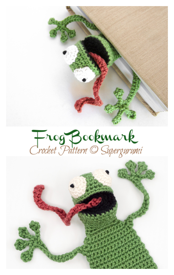 Frog Bookmark Crochet Pattern Crochet & Knitting