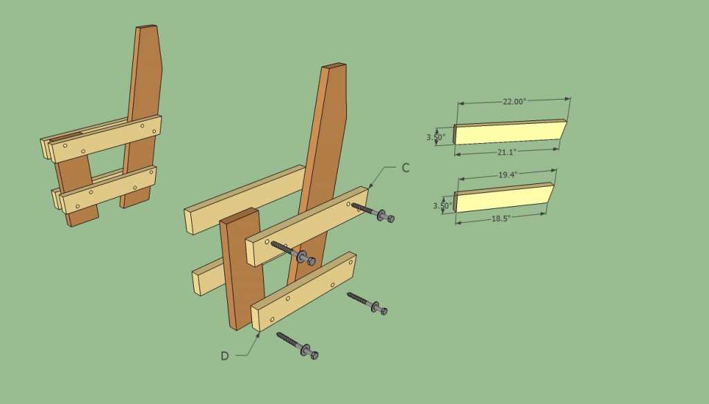 Free garden bench plans HowToSpecialist How to Build, Step by Step