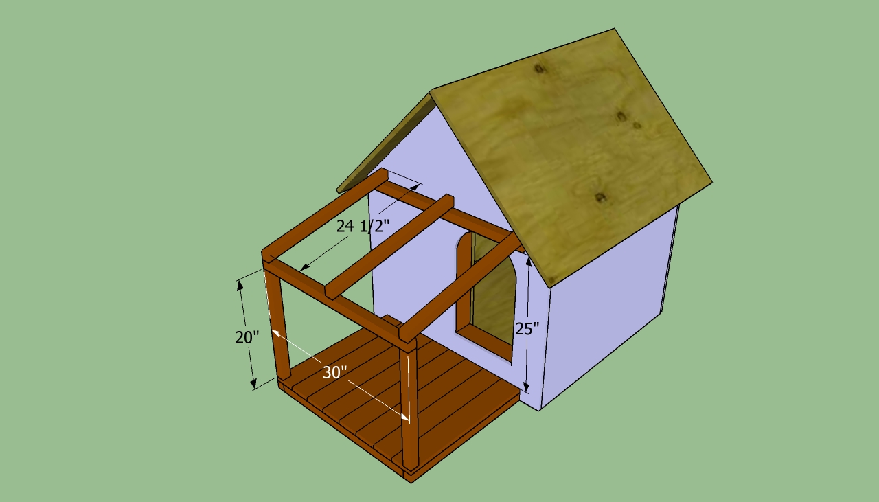 How To Build A Dog House Blueprint [] Home Improvement