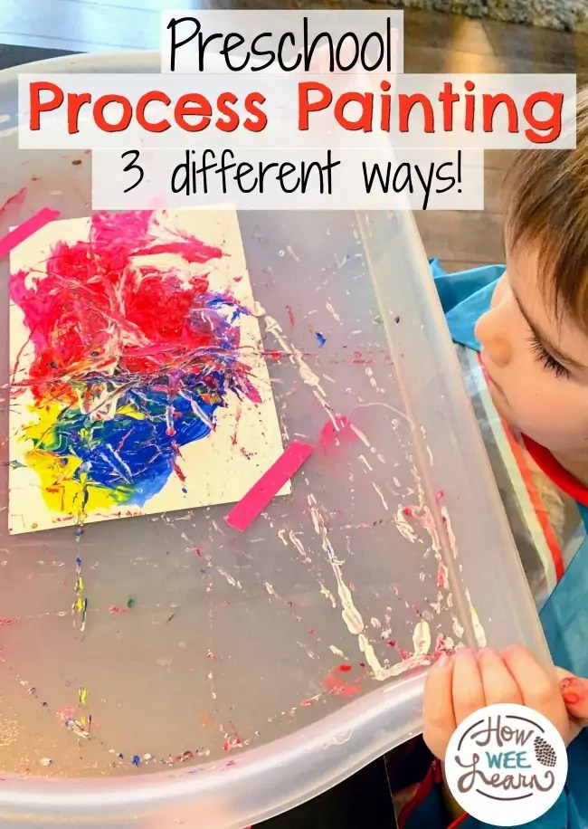 Process Art for Preschoolers How Wee Learn
