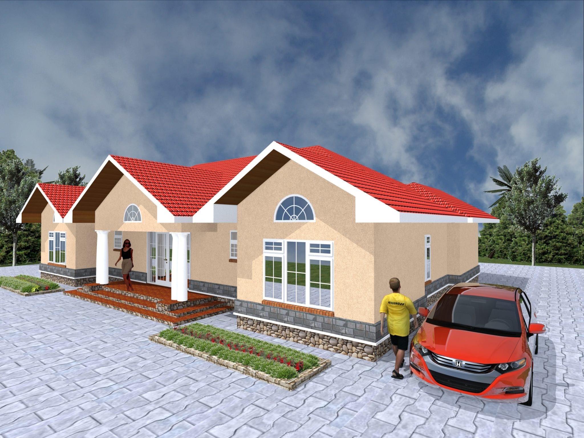 Beautiful 4 bedroom house design kenya HPD Consult