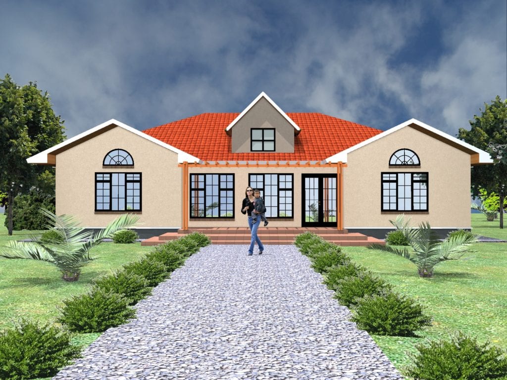 5 Bedroom Bungalow Designs House Floor Plans