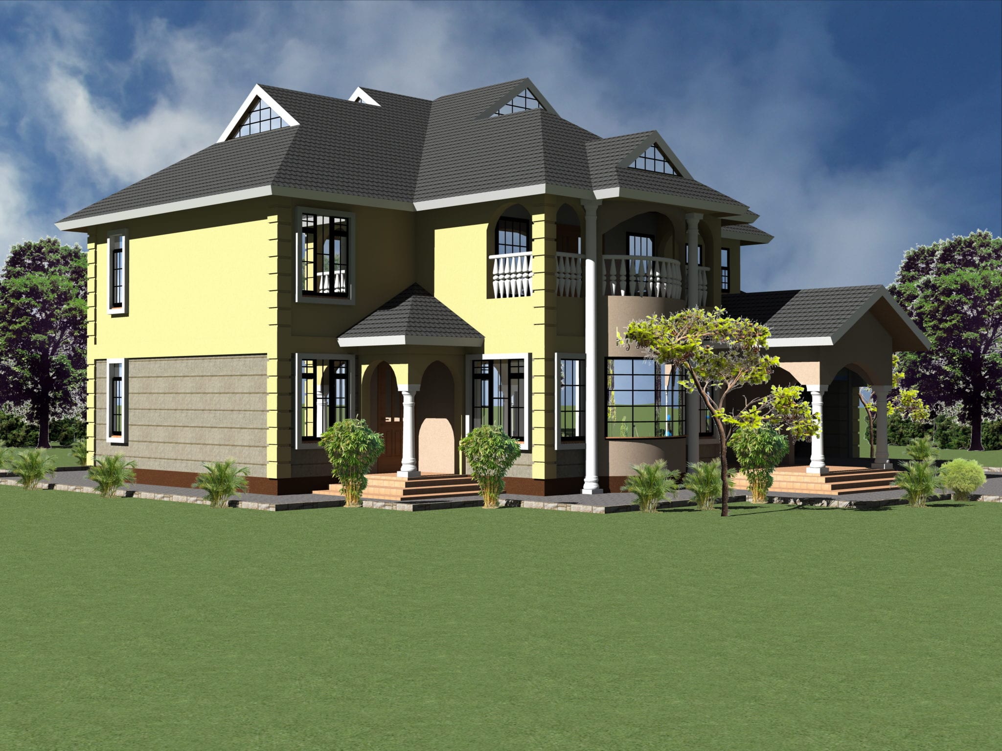 Four Bedroom Storey House Plans HPD Consult