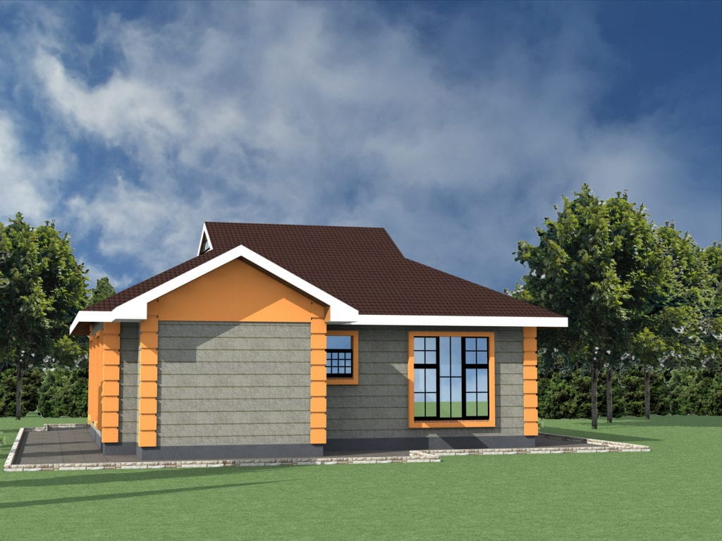 Low cost 2 bedroom house plan in Kenya HPD Consult