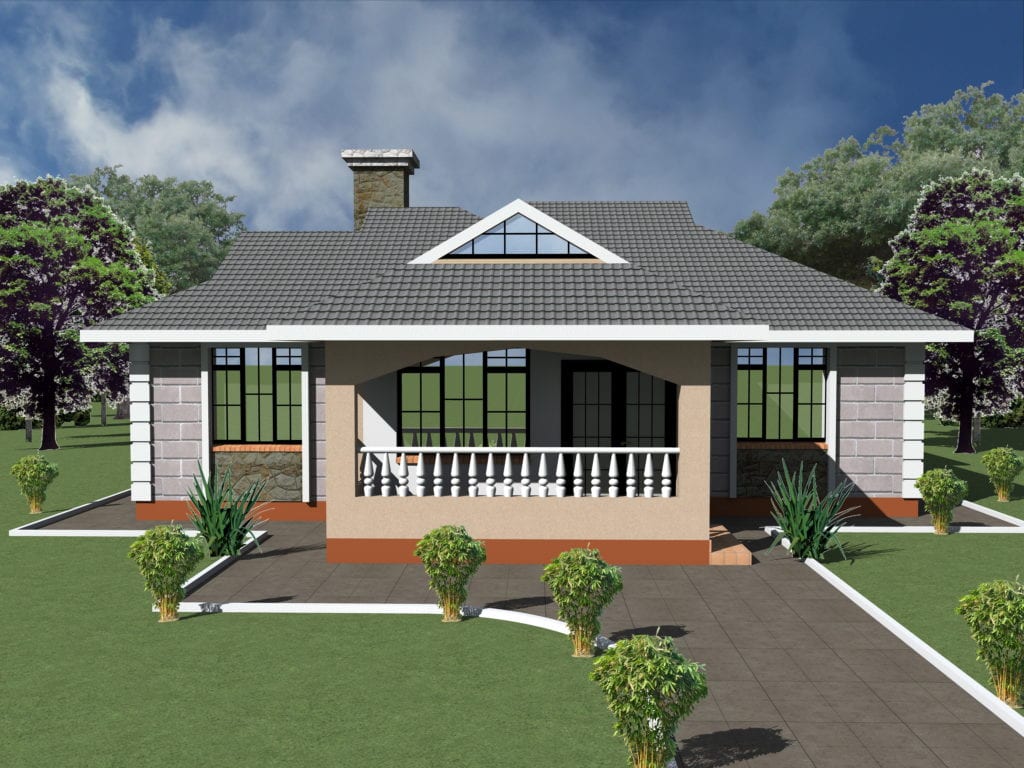 Low Budget Modern 3 Bedroom House Design With Garage DreamtoMeet