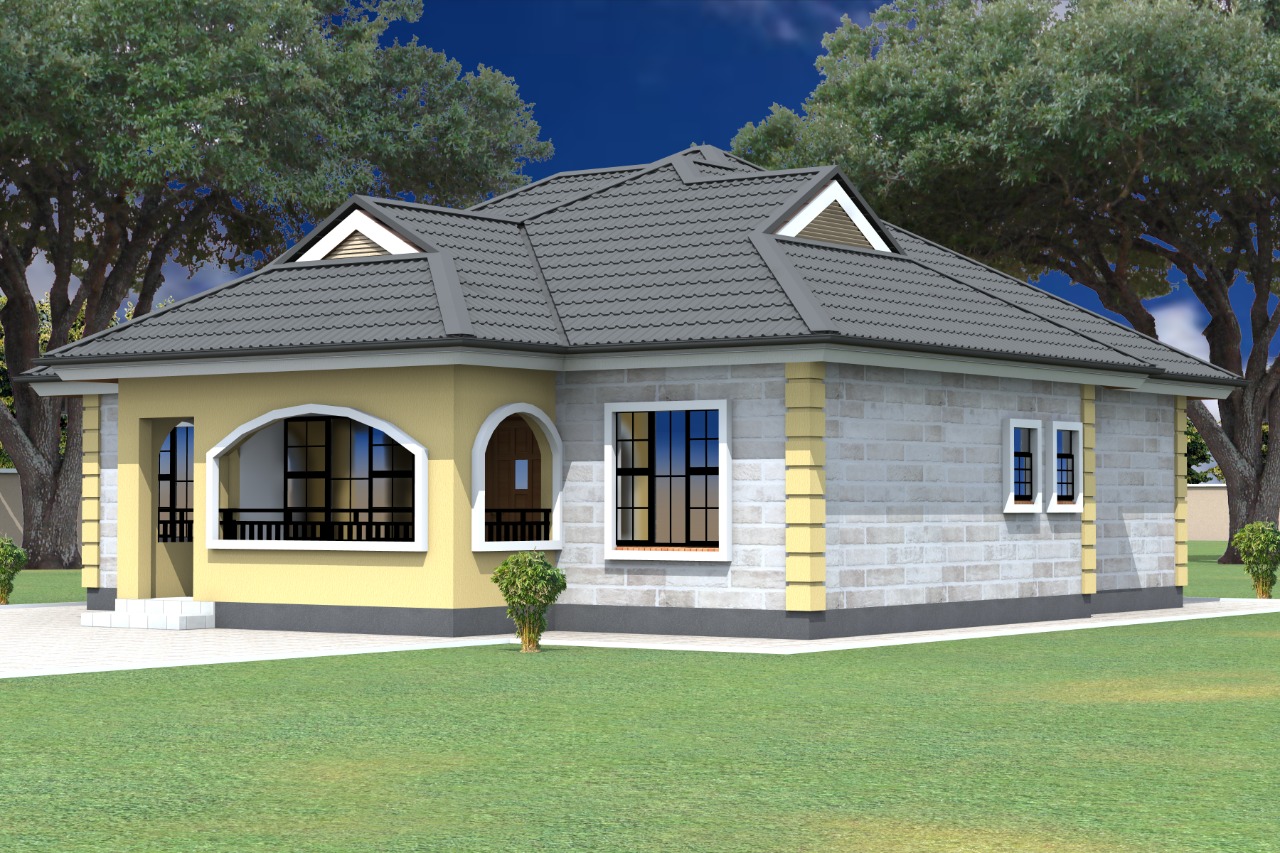 Beautiful Low Budget Modern 3 Bedroom House Design September 2024