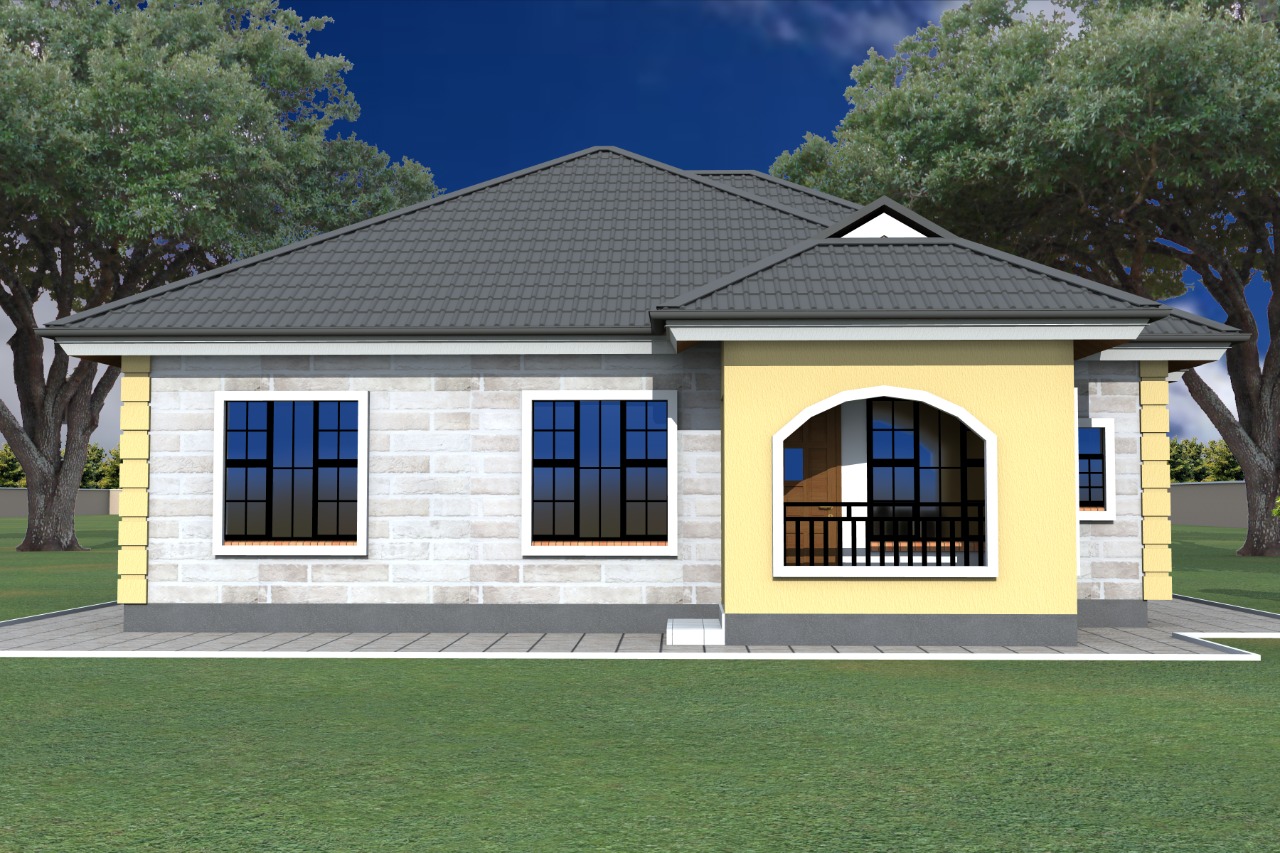 Beautiful Low Budget Modern 3 Bedroom House Design May 2023