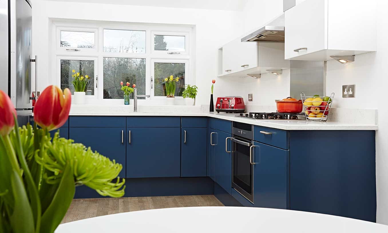 Hand painted kitchens and sprayed kitchen painters North West