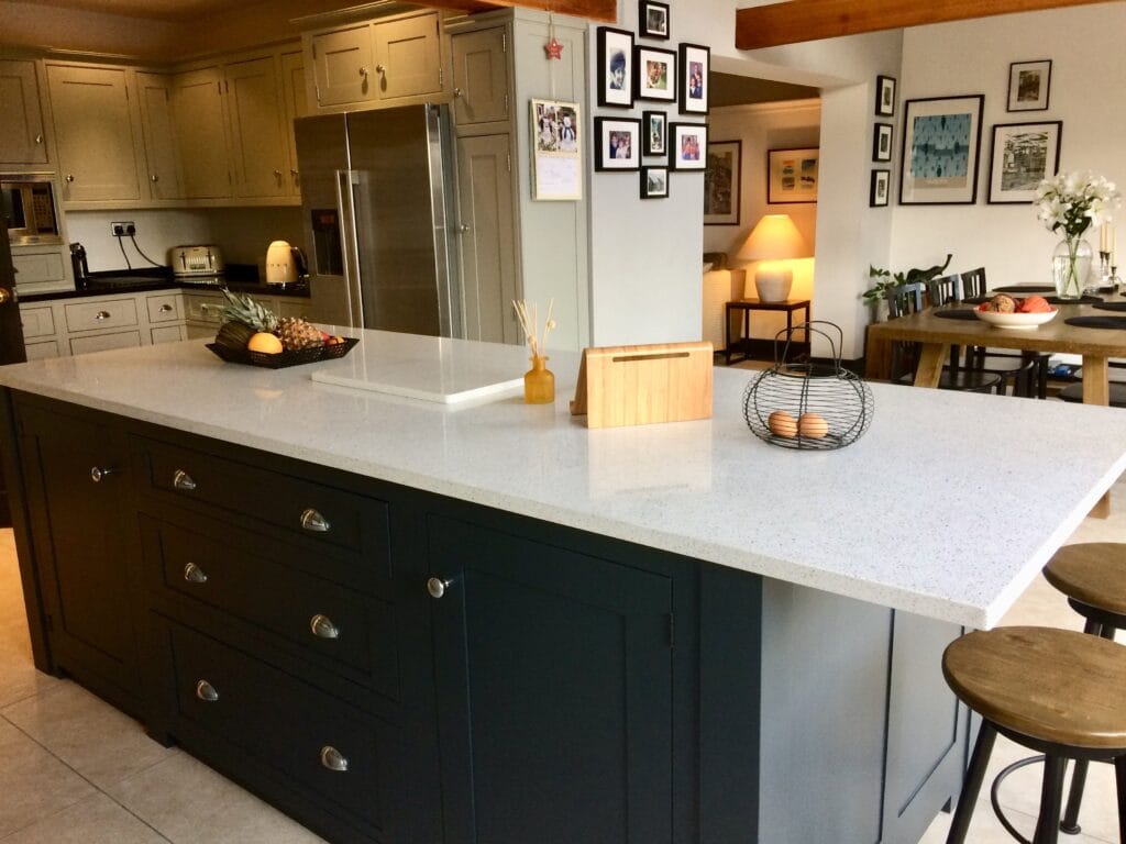 Kitchen Makeover in Derbyshire Hand Painted