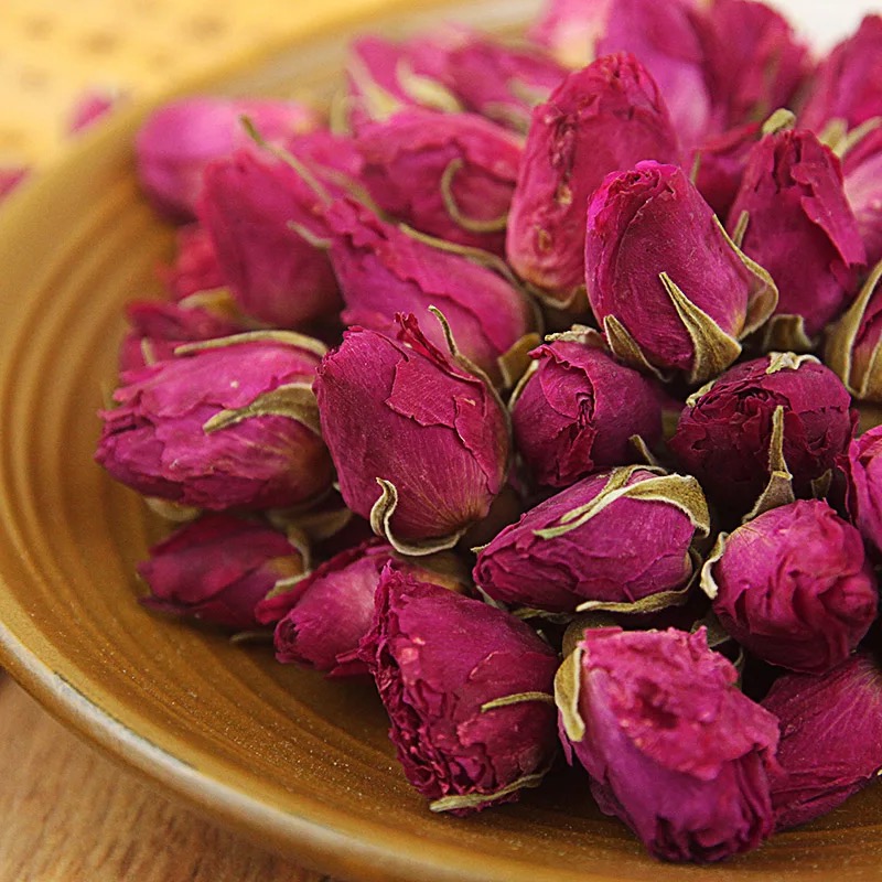 Top Grade Edible Dry Rose Buds Tea Women Beauty Tea Pingyin Rose Flower HpsTea