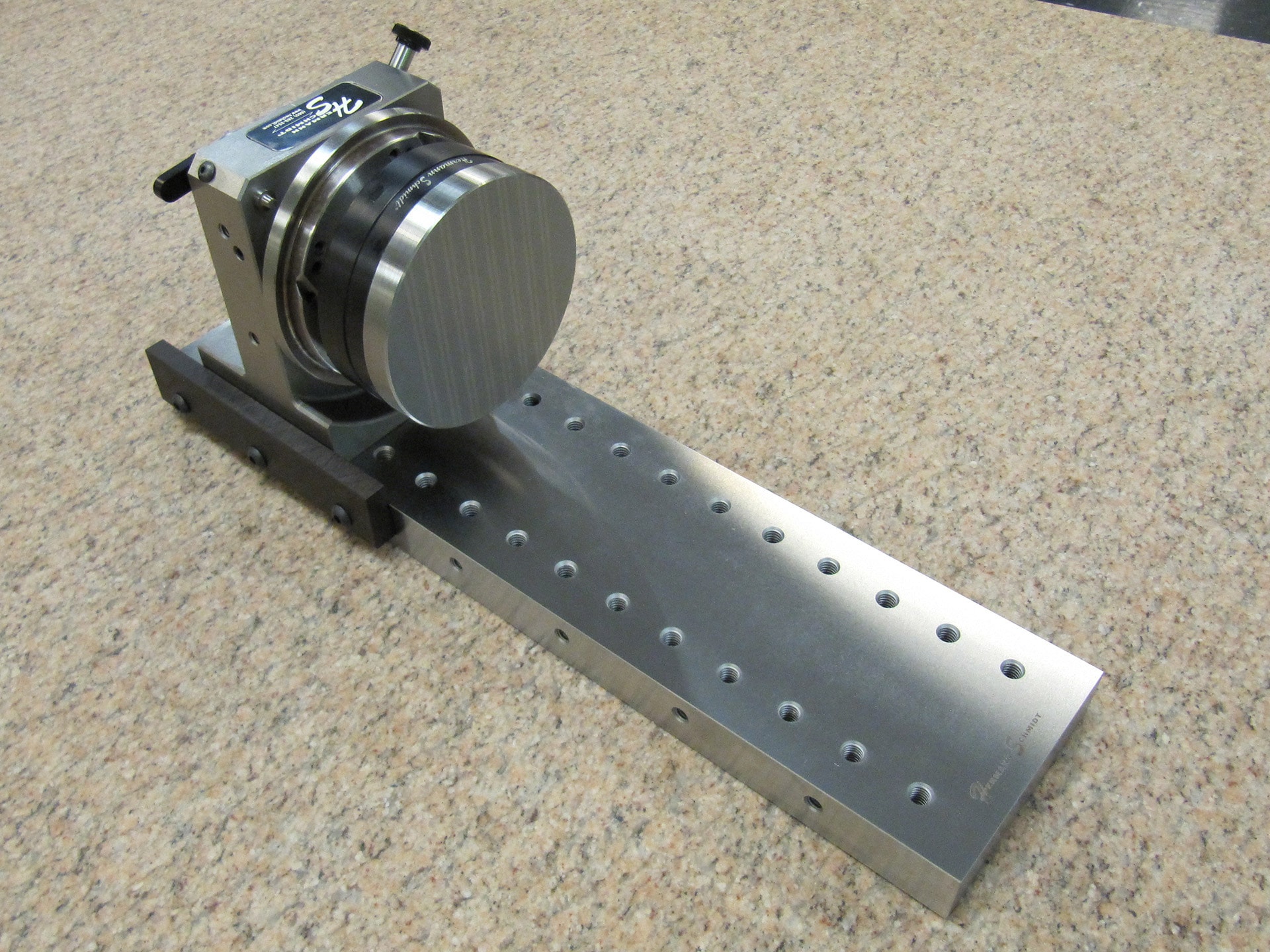 Grindit on Sub plate Hermann Schmidt Precision Workholding